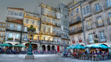 Viaje desde Madrid Vigo - Cambados - Valença - Baiona - Pontevedra - Combarro - El Grove - Isla de La Toja - La Coruña - Santiago de Compostela
