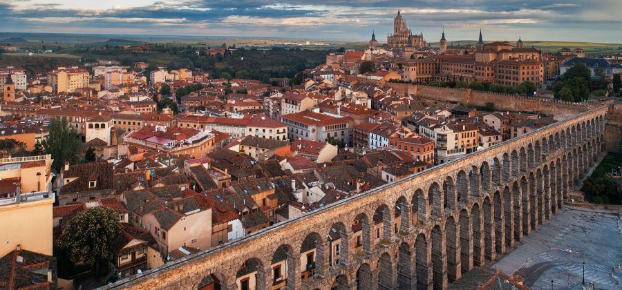 El viaje Segovia - Ávila - Madrid - El Escorial, saliendo de Cádiz, El Puerto de Santa María, Jerez de la Frontera