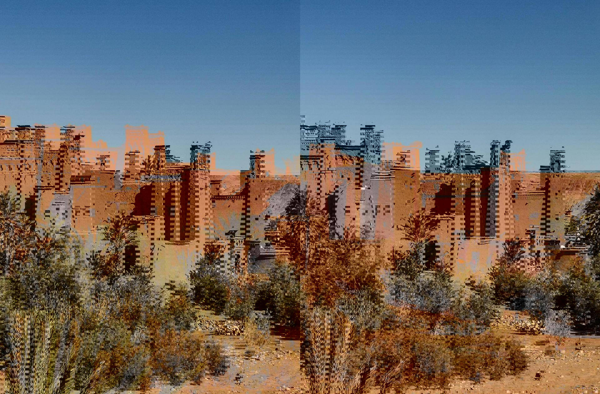 El viaje Casablanca - Marrakech - Zagora - Ouarzazate - Ait Ben Hadu, saliendo de Madrid