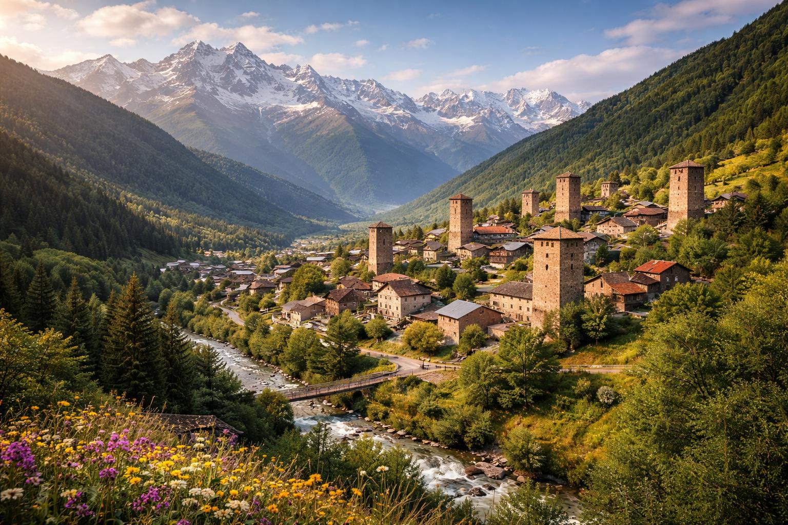 El viaje Tiflis - Stepantsminda - Mtskheta - Ananuri - Telavi - Gori - Uplistzihe, saliendo de Madrid, Barcelona