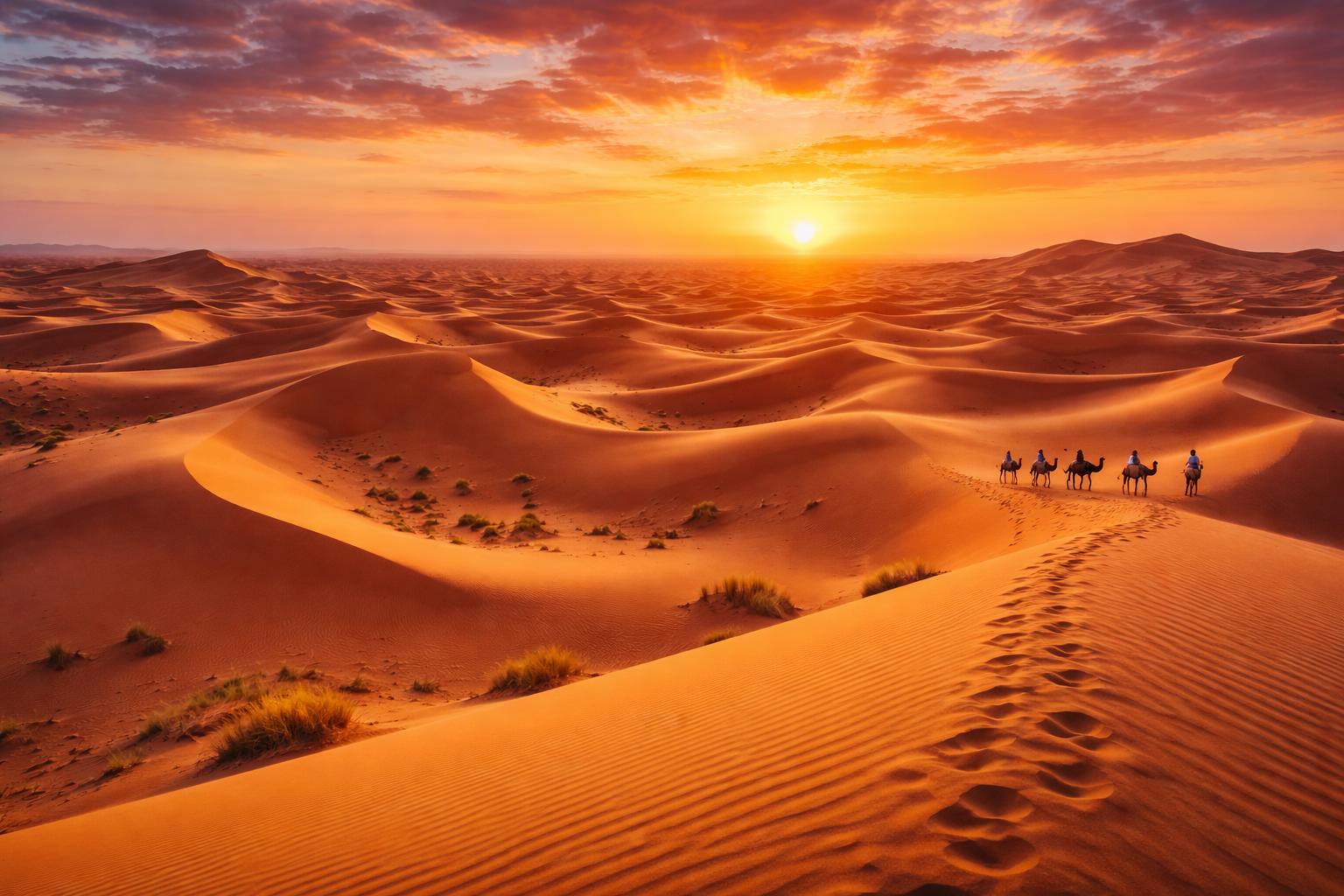 El viaje Marrakech - Ouarzazate - Boumalne Dades - Merzouga - Zagora - Ait Ben Hadu, saliendo de Sin transporte