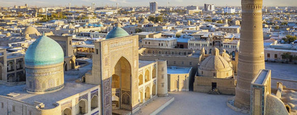Viaje desde Málaga, Barcelona, Bilbao, Madrid, Valencia Tashkent - Urgench - Khiva - Bukhara - Samarcanda