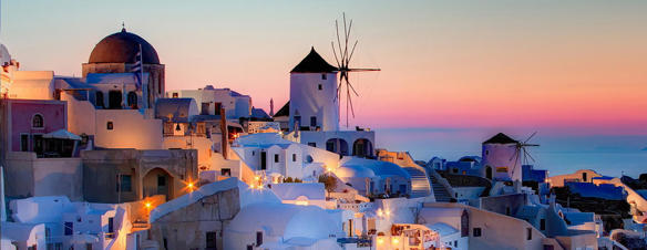 Viaje desde Málaga, Barcelona, Bilbao, Madrid, Valencia Atenas - Santorini