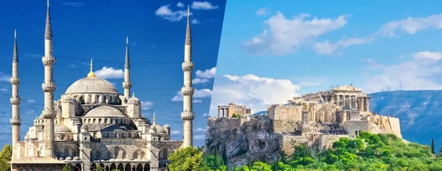 El viaje Atenas - Estambul, saliendo de Málaga, Alicante, Barcelona, Bilbao, Gran Canaria, Madrid, Oviedo, Palma de Mallorca, Santiago de Compostela, Sevilla, Valencia, Zaragoza