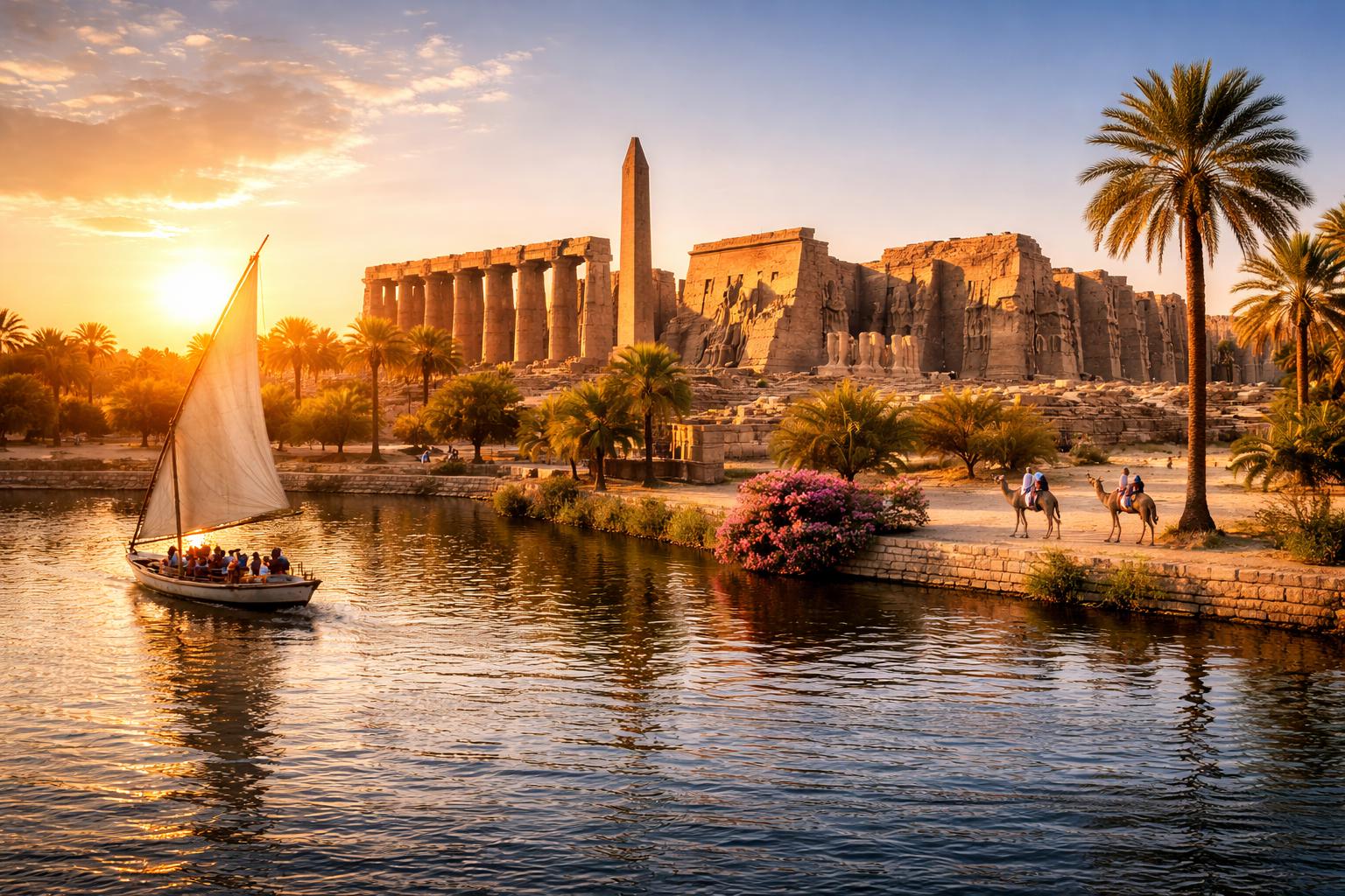 El viaje Luxor - Esna - Edfu - Kom Ombo - Asuán - El Cairo, saliendo de Madrid, Málaga, Valencia