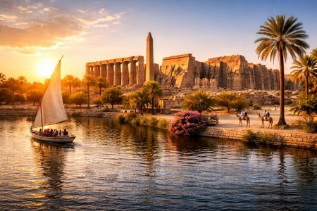 Viaje desde Madrid, Málaga, Valencia Luxor - Esna - Edfu - Kom Ombo - Asuán - El Cairo