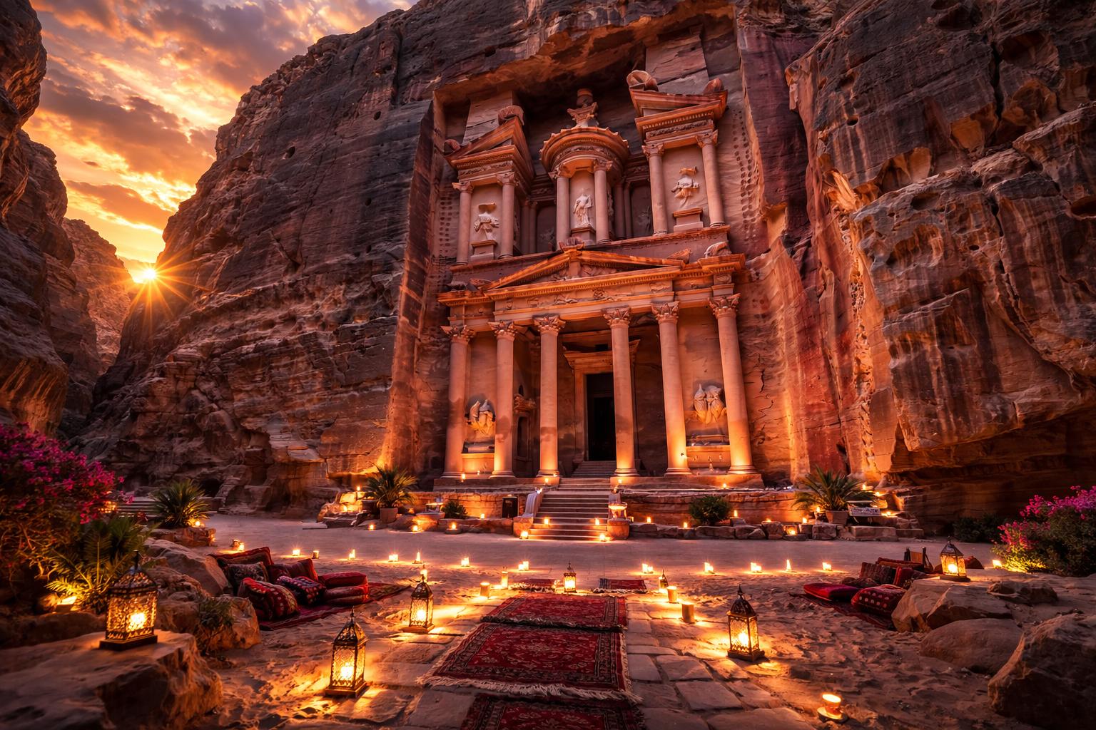 El viaje Amman - Madaba - Monte Nevo - Petra - Wadi Rum - Amman - Jerash - Ajlun, saliendo de Madrid, Barcelona