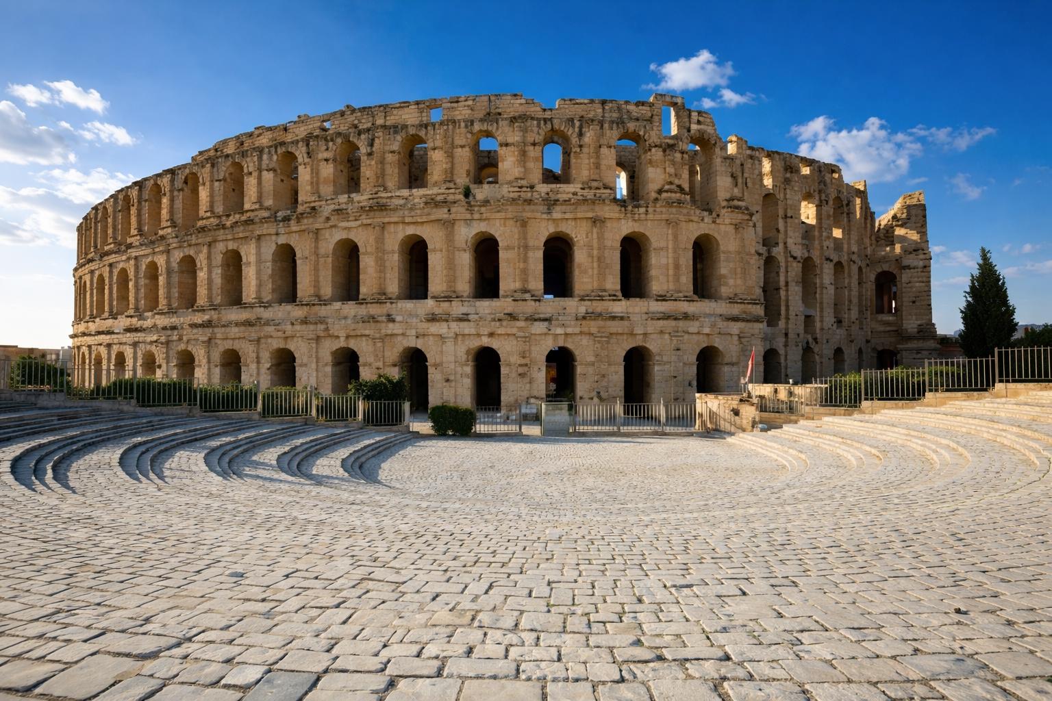 El viaje Hammamet - El Jem - Sfax - Matmata - Douz - Tozeur - Kairouan - Túnez - Cartago - Sidi Bou Said, saliendo de Madrid, Barcelona