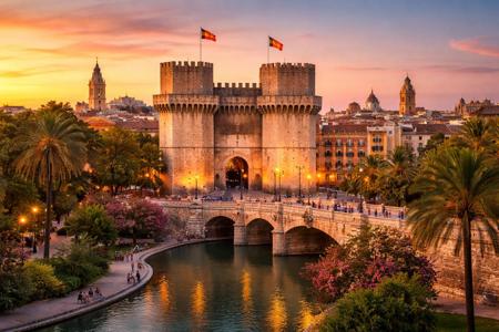 Viaje desde Madrid, Toledo, Mérida, Badajoz, Cáceres, Plasencia Valencia - Altea - Calpe - Gandía - Cullera - Alzira - Denia - Jávea