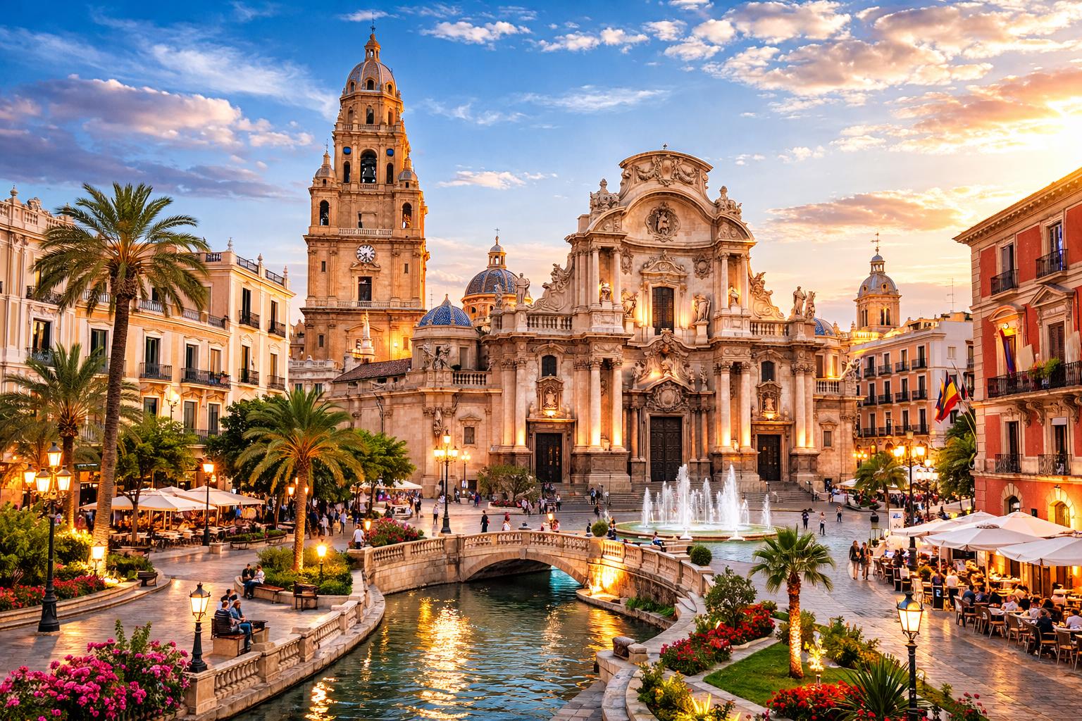 El viaje Murcia - Lorca - Águilas - Cartagena - Yecla - Mula - Bullas - Caravaca de la Cruz, saliendo de Toledo, Mérida, Badajoz, Cáceres, Plasencia, Madrid