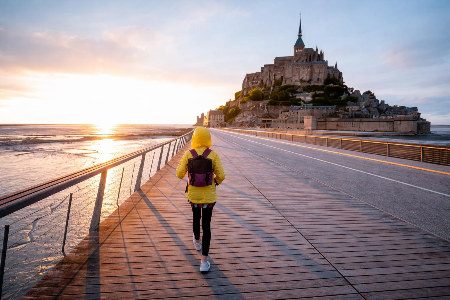 El viaje Nantes - Vannes - Carnac - Pont-Aven - Concarneau  - Quimper - Monte Saint-Michel - Saint-Malo - Rennes - Honfleur - París, saliendo de Madrid