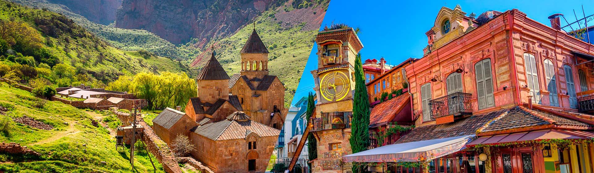 El viaje Ereván - Ereván - Dilijan - Garni - Garni - Sadakhlo - Tiflis - Mtskheta - Gori - Uplistzihe - Gudauri - Stepantsminda - Ananuri - Aknalich - Catedral de Zvartnots, saliendo de Madrid, Alcorcón