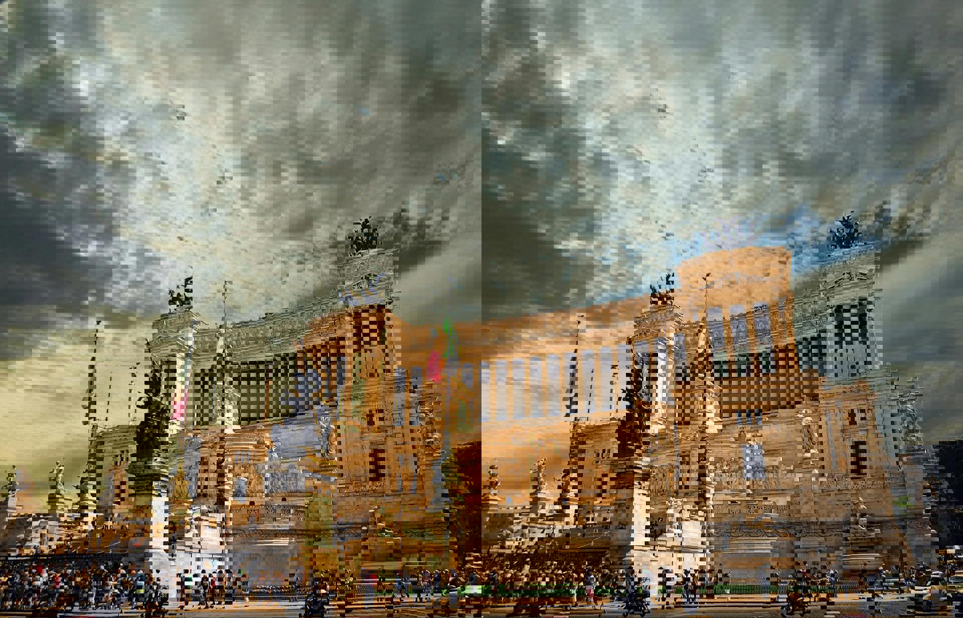 El viaje Roma, saliendo de Madrid