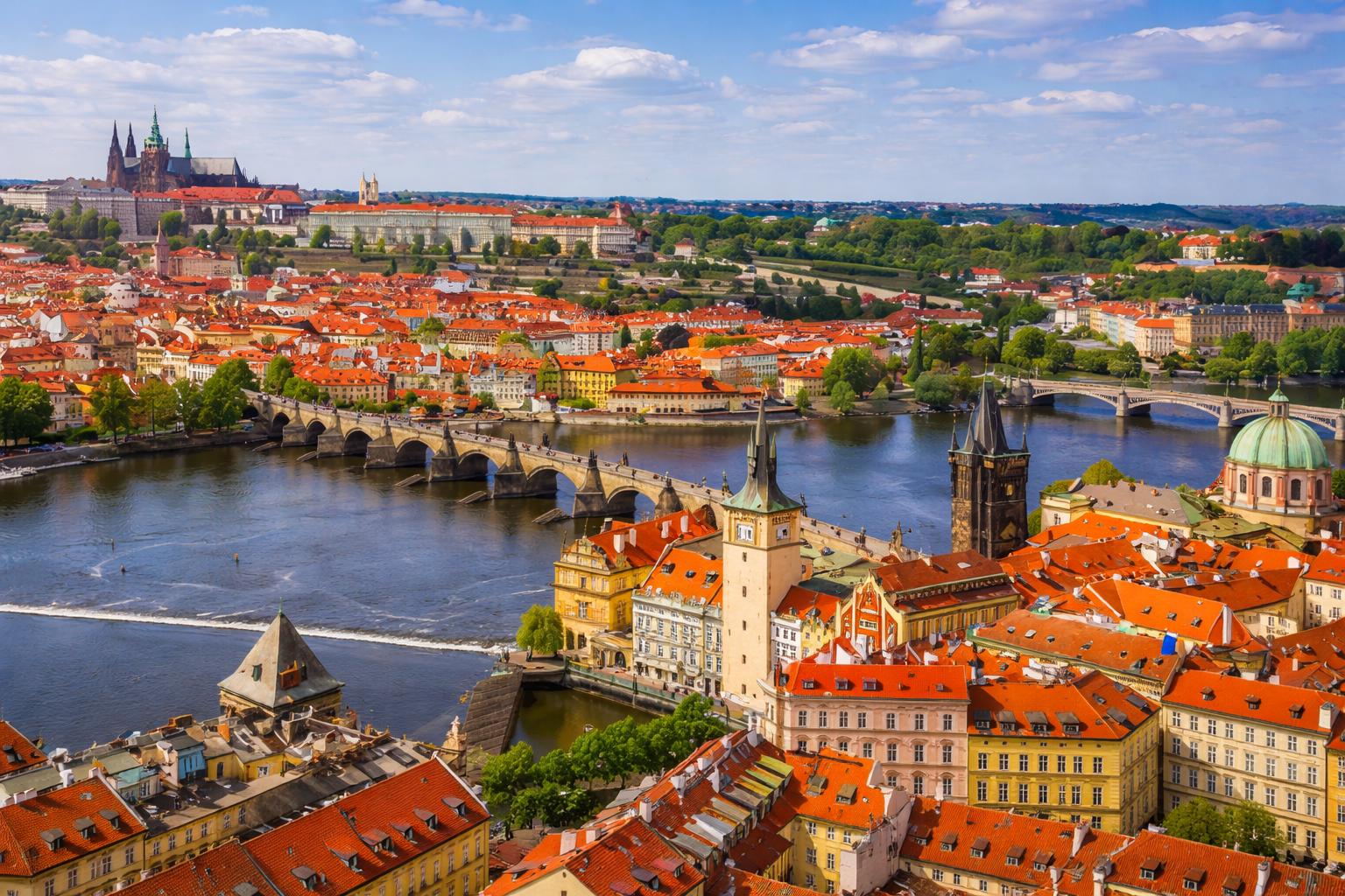 El viaje Praga - Bratislava - Budapest - Viena, saliendo de Madrid